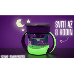 NUK Hrnek svítící ve tmě EVOLUTION MINI MAGIC CUP NIGHT