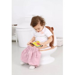 Primabobo Baby interaktivní nočník zvířátko hnědý medvídek