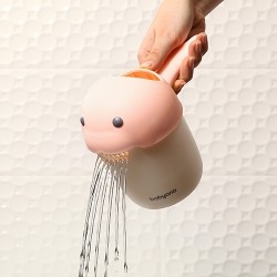 BabyOno Nádobka na mytí hlavy Whale růžová