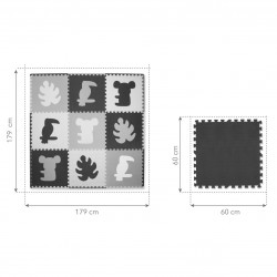 Kidwell Senzorické pěnové puzzle SENSO Tropical