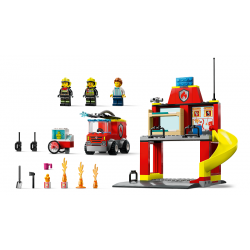 Lego City Hasičská stanice a auto hasičů 60375