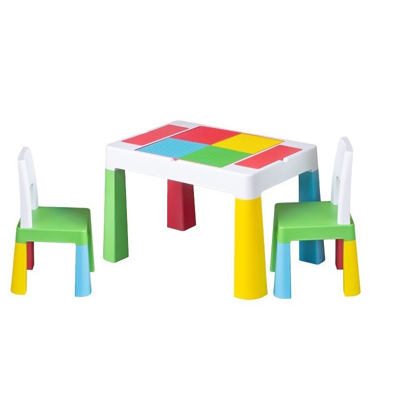 Tega Baby Set Multifunkční stůl a dvě židle multicolor