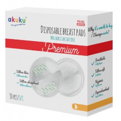 AKUKU Laktační ultrasavé prsní vložky 30 ks