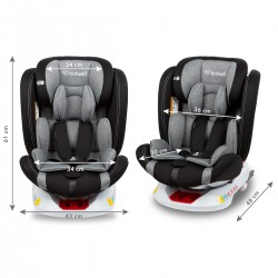 Autosedačka Kidwell ORBIT Black 0-36 kg s isofixem