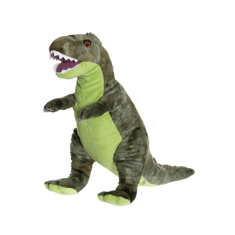Teddykompaniet Plyšový dinosaurus zelený, XL 65cm