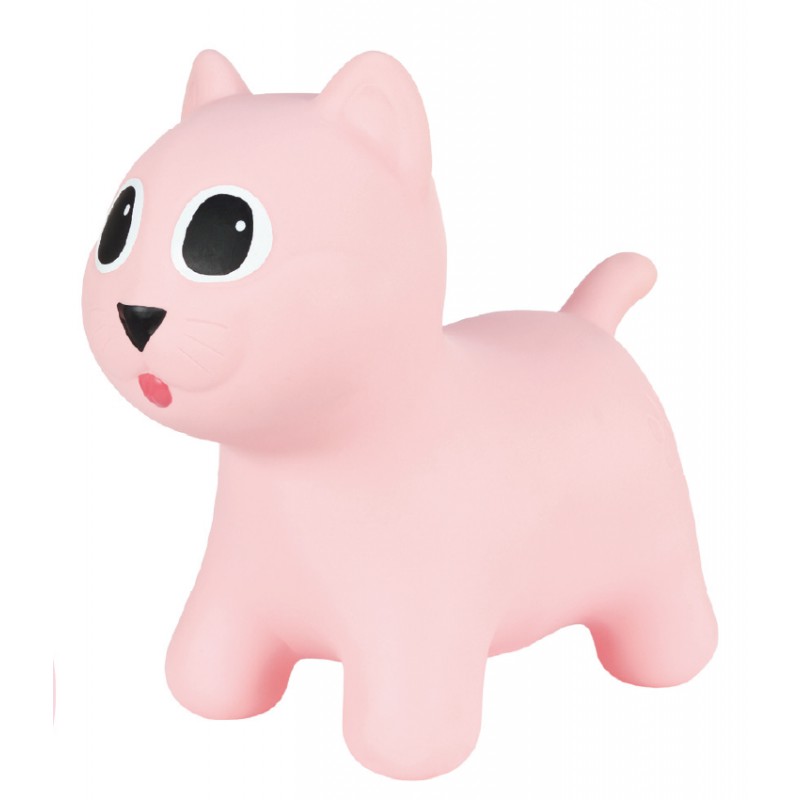 Tootiny Hoppymals Dětské hopsadlo Růžová kočka + pumpička Tootiny Hoppymals Dětské hopsadlo Růžová kočka + pumpička