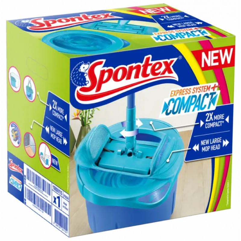Spontex Express Systém Plus Compact kbelík + mop