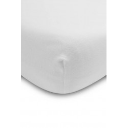 Sensillo Nepromokavé prostěradlo Jersey bílé 140 x 70 cm