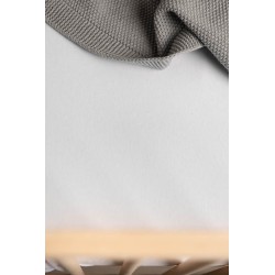 Sensillo Nepromokavé prostěradlo Jersey bílé 140 x 70 cm