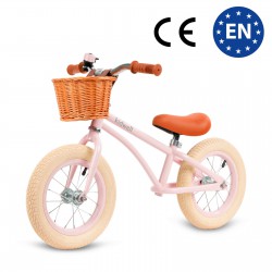 Kidwell Bicycle CLASSY 12" kola s košíkem růžová
