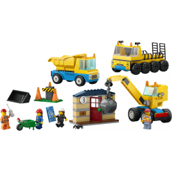 LEGO City Vozidla ze stavby a demoliční koule 60391