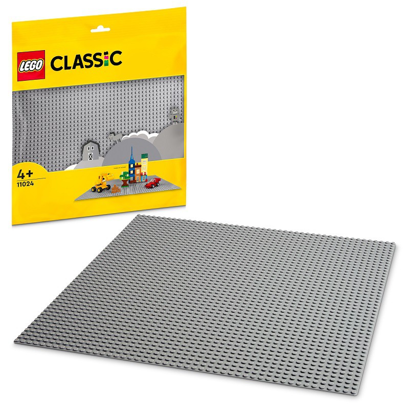 LEGO Classic Šedá podložka na stavění 11024