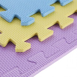 One fitness MP10 Puzzle podložka žlutá/modrá/fialová