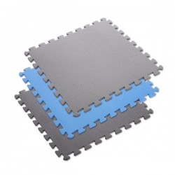 One fitness MP10 Puzzle podložka modrá/šedá