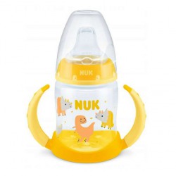 Dětská láhev NUK First Choice s držadly a tepelným senzorem 150 ml žlutá