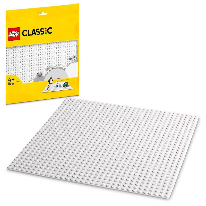 Lego Calassic Bílá podložka na stavění 11026