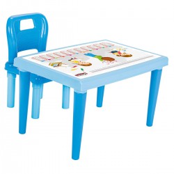 Pilsan Moderní set Pilsan židle + stůl Modrý