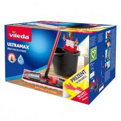Kbelík a plochý mop Vileda ultramax + rukavice