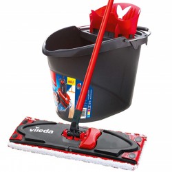 Kbelík a plochý mop Vileda ultramax + rukavice