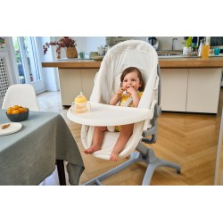 CHICCO Postýlka/lehátko/židlička Chicco Baby Hug Pro - White Cream