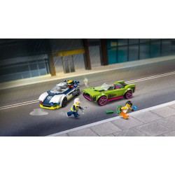 Lego City Honička policejního auta a sporťáku 60415