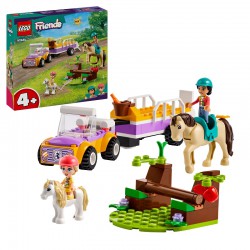 Lego Friends Přívěs s koněm a poníkem 42634