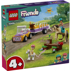 Lego Friends Přívěs s koněm a poníkem 42634