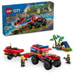 Lego City Hasičský vůz 4x4 a záchranný...