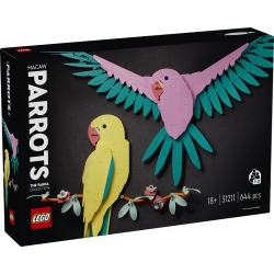 Lego Art Kolekce zvířat – Papoušci ara 31211