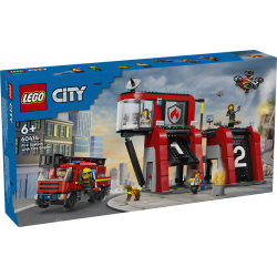 Lego City Hasičská stanice s hasičským vozem 60414