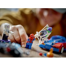 Lego Marvel Spider-Manovo závodní auto a Venom Zelený goblin 76279