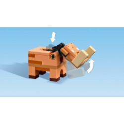 Lego Minecraft Přepadení v portálu do Netheru 21255