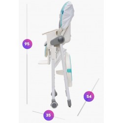 Baby Design Lolly 07  2019 Jídelní židlička