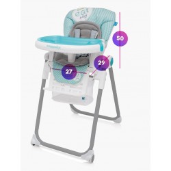Baby Design Lolly 07  2019 Jídelní židlička