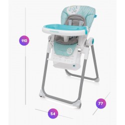 Baby Design Lolly 07  2019 Jídelní židlička
