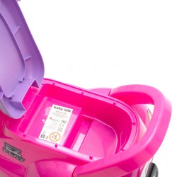 Baby Mix Motorka se zvukem SCOOTER růžová