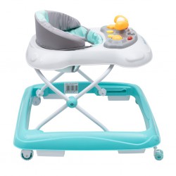 Baby Mix Dětské chodítko volant kolečka MINT