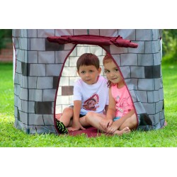 Baby Mix Dětský stan Hrad šedý