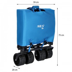 Turistický vozík NILS Camp NC1608 modrý 160 l