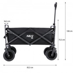 Turistický vozík NILS Camp NC1608 černý 100 l