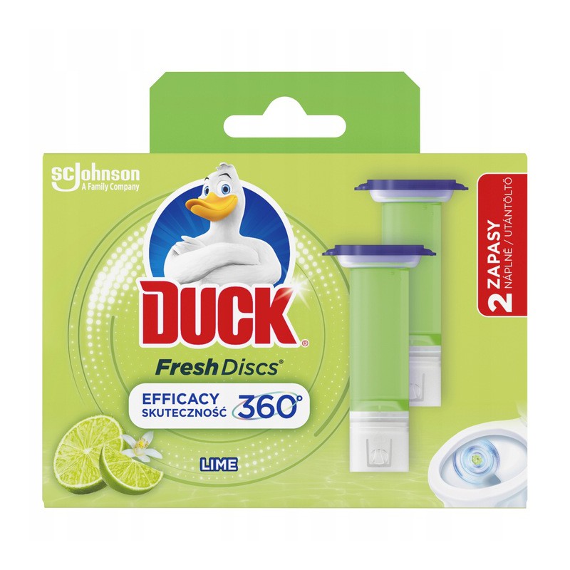 DUCK Fresh Discs WC gel 2 x 36 ml Lime DUCK Fresh Discs WC gel 2 x 36 ml Lime