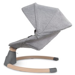 Kidwell LUXI Elektrická Houpačka Lehátko 2v1 Dark Melange / Wooden