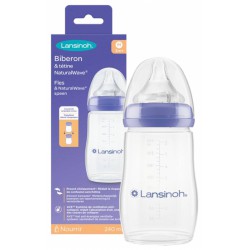 Lansinoh kojenecká láhev s NaturalWave...
