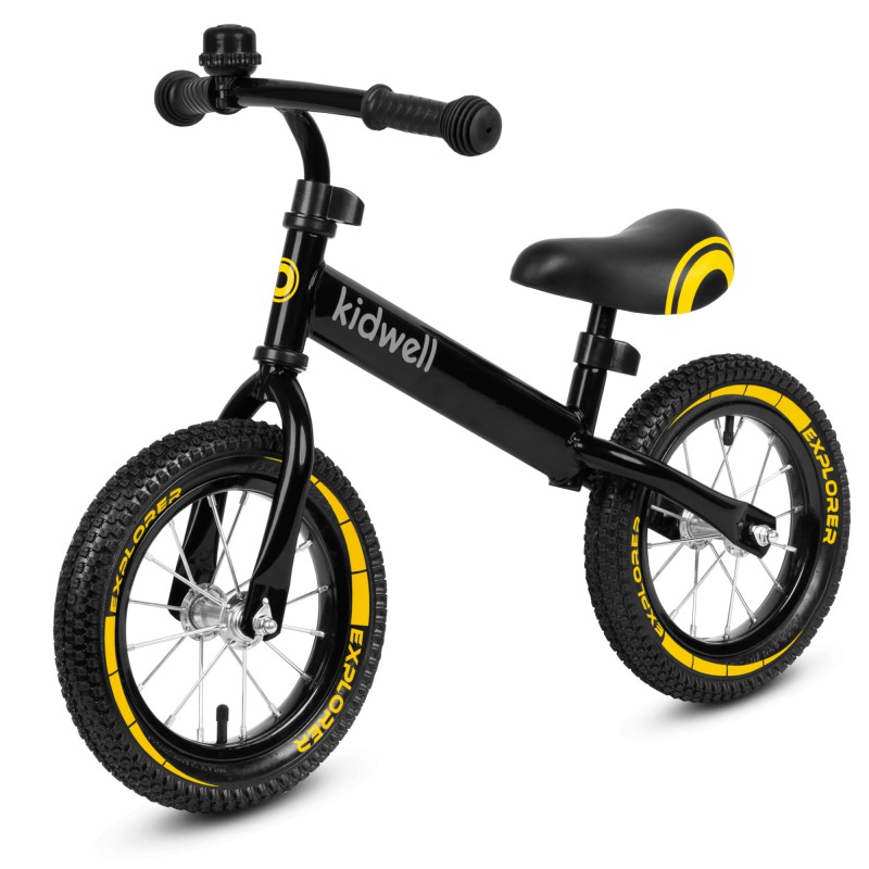 Kidwell Odrážedlo CRUZER EXPLORER černý / žlutý Kidwell Odrážedlo CRUZER EXPLORER černý / žlutý