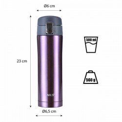 Nils Termohrnek odstíny fialové 500 ml