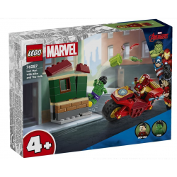LEGO Marvel 76287 Iron Man s motorkou a Hulk