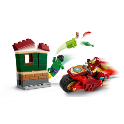 LEGO Marvel 76287 Iron Man s motorkou a Hulk