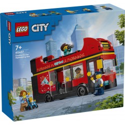 LEGO City 60407 Červený dvoupodlažní vyhlídkový autobus
