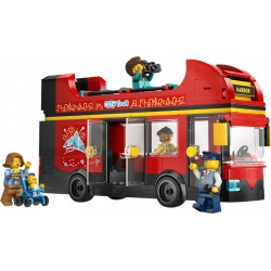 LEGO City 60407 Červený dvoupodlažní vyhlídkový autobus
