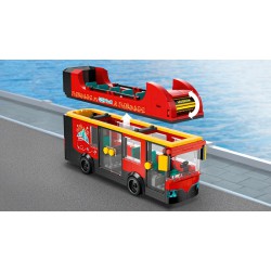 LEGO City 60407 Červený dvoupodlažní vyhlídkový autobus